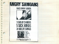 ANGRY SAMOANS Metal Mike Scrapbook 1982 – P.J. Galligan on Lead Guitar Page 15